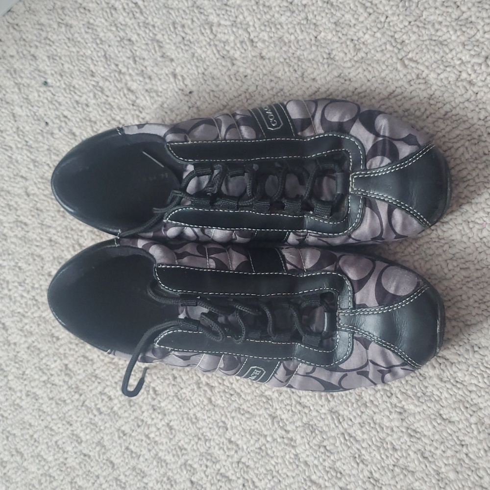 Coach Black and Gray Women's Sneakers